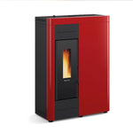 Lade das Bild in den Galerie-Viewer, Extraflame Virna Idro 15kW Hydro Pellet Ofen – Flach, Effizient, Modern
