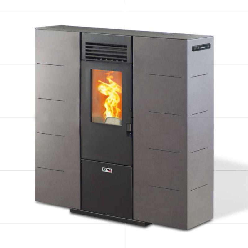Orcino 7 kW Extraflacher Pelletofen: Effizientes Heizen mit Stil für Ihr Zuhause