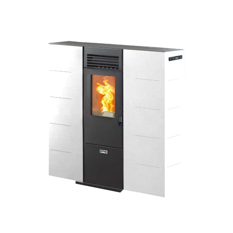 Orcino 7 kW Extraflacher Pelletofen: Effizientes Heizen mit Stil für Ihr Zuhause