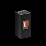 Lade das Bild in den Galerie-Viewer, Foco Futura 9 kW Pelletofen: Effizient, Leise, Platzsparend, Modernes Design
