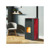 ETNA Hydro Sagone Pelletkaminofen: 27 kW, 95% Wirkungsgrad, Zentralheizung, 31h Autonomie