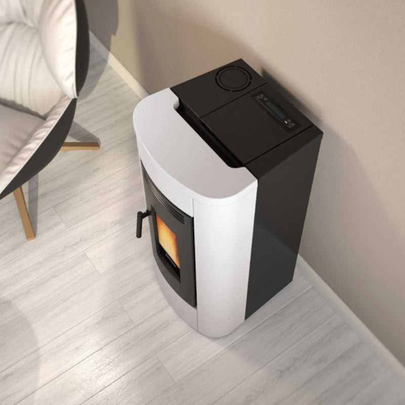 Extraflame Klaudia Pelletheizung 8 kW – kompakt, effizient, wartungsfrei mit 15 kg Tank