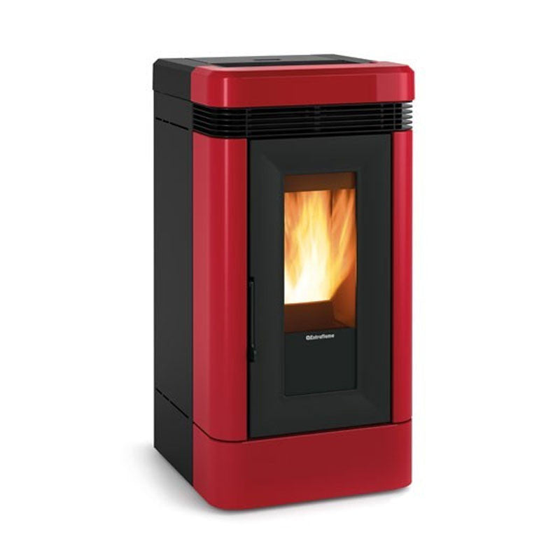 Leistungsstarker Lucia Pelletkaminofen: 13 kW, A++, hohe Effizienz, modernes Design
