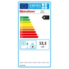 Leistungsstarker Lucia Pelletkaminofen: 13 kW, A++, hohe Effizienz, modernes Design