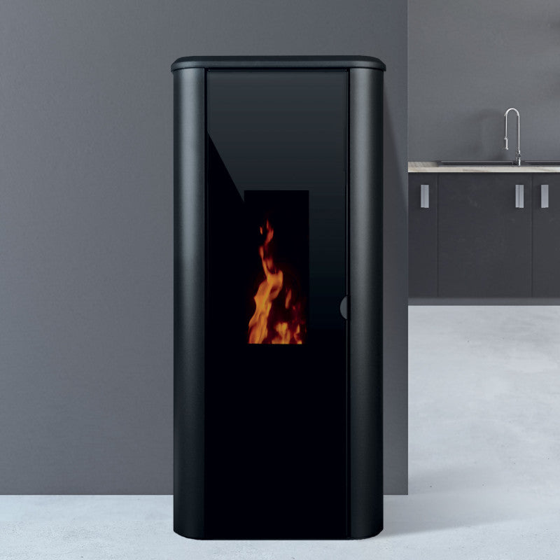 Roma 11 kW geschlossener Pelletheizofen – leise, effizient, mit WLAN
