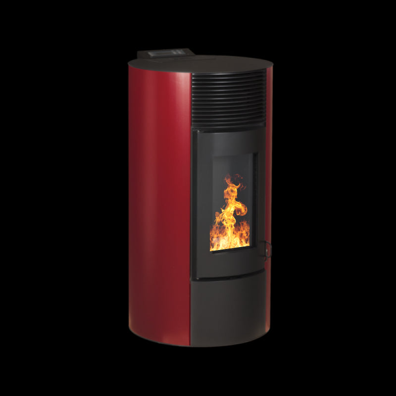 ETNA Segreto Plus Pelletheizung 12 kW, versiegelt, rundes Design