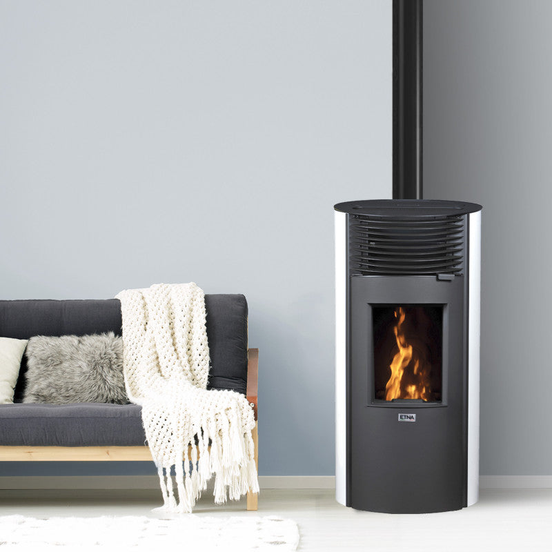 ETNA Luxe Romeo Leiser Dichter Pellet Ofen 8 kW für bis zu 90m² Heizfläche