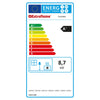 Extraflame Teodora Evo Pelletheizung 8 kW Anthrazit Schwarz