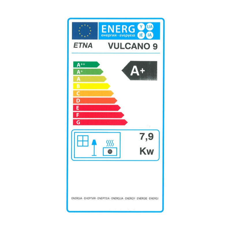 Vulcano SMS 9 kW Pelletheizung von ETNA – elegantes Design, hohe Leistung und smarter Komfort