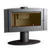 Antaya 12 kW Gusseisen Kaminofen mit Panoramaverglasung und langer Brenndauer