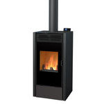 Lade das Bild in den Galerie-Viewer, BiWood Hybrid-Holz- und Pelletbrenner mit Siebdruckglas – 11,2 kW
