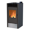 BiWood Hybrid-Holz-Pellet-Ofen Le Marquier 11 kW Schwarz Effizient Modern