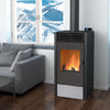 BiWood Hybrid-Holz-Pellet-Ofen Le Marquier 11 kW Schwarz Effizient Modern