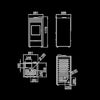 BiWood Hybrid-Holz-Pellet-Ofen Le Marquier 11 kW Schwarz Effizient Modern
