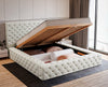Luxuriöses Designer Samt Polsterbett Lana mit großem Stauraum – Modern & Bequem