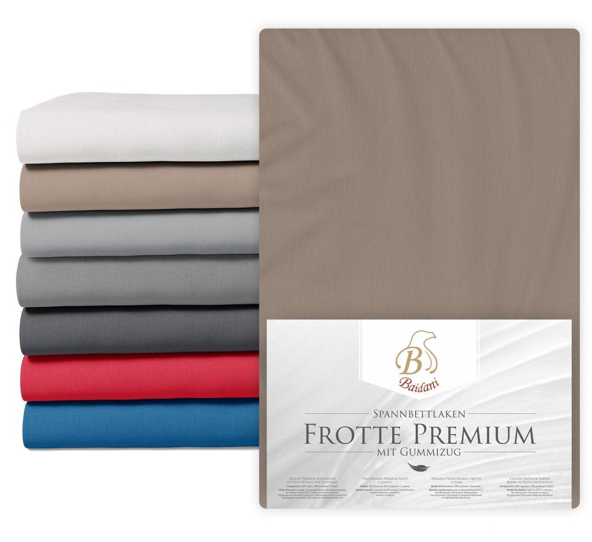 Premium Frottee Boxspring Spannbettlaken: Kuschelig Weich, Atmungsaktiv & Saugfähig für Ihr Bett