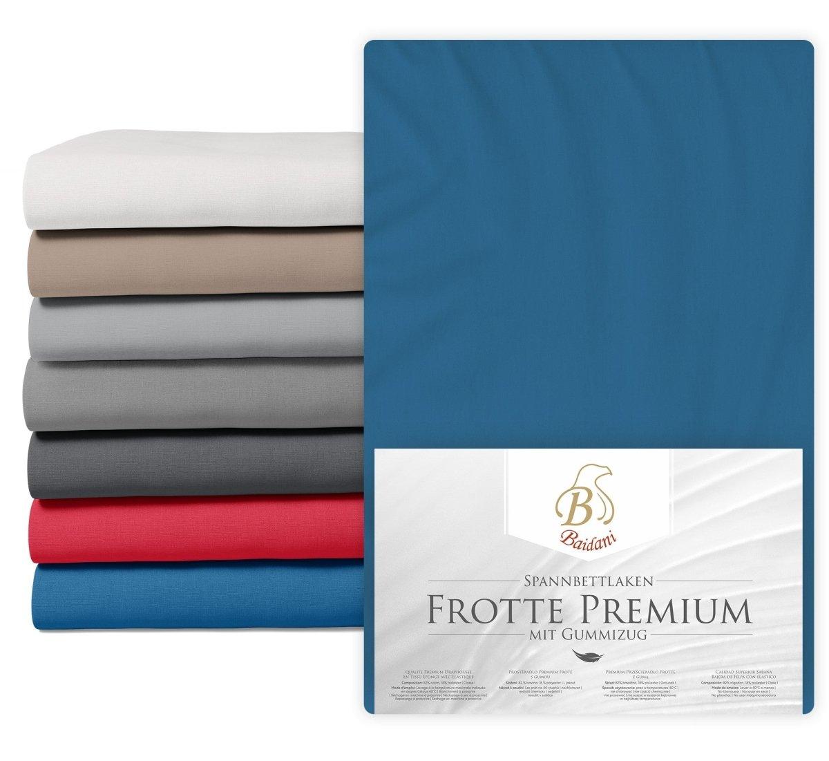 Premium Frottee Boxspring Spannbettlaken: Kuschelig Weich, Atmungsaktiv & Saugfähig für Ihr Bett