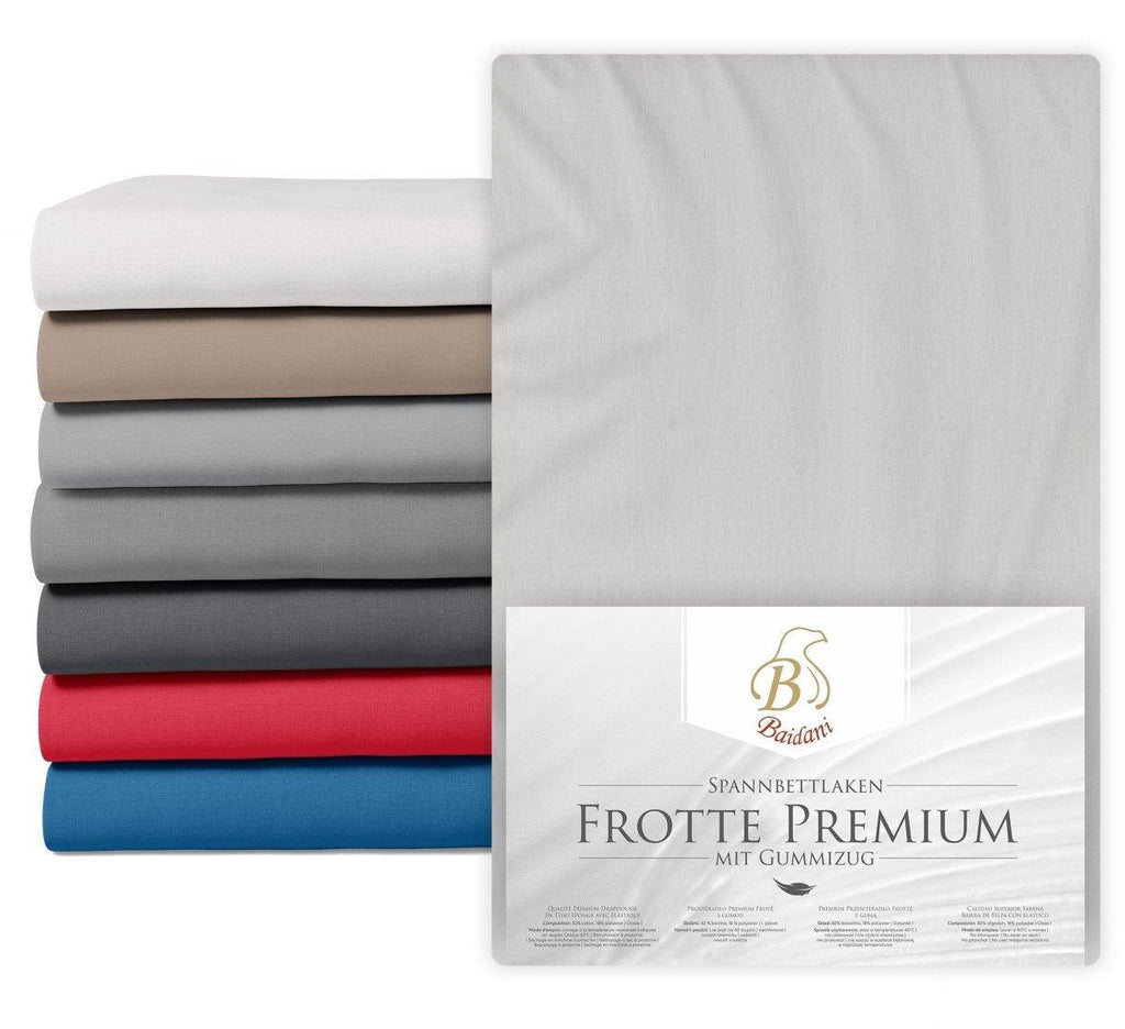 Premium Frottee Boxspring Spannbettlaken: Kuschelig Weich, Atmungsaktiv & Saugfähig für Ihr Bett