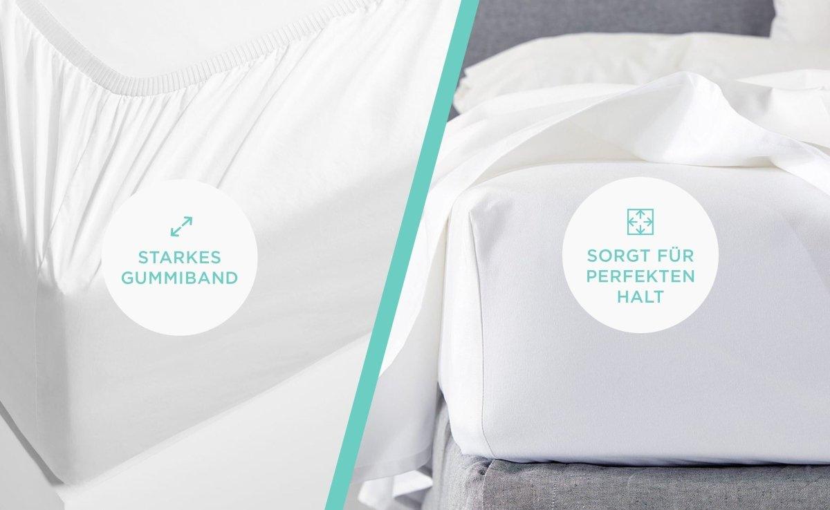 Hochwertiges Jersey Spannbettlaken für Boxspringbetten – Atmungsaktiv & Bequem