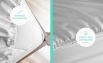 Lade das Bild in den Galerie-Viewer, Hochwertiges Lycra Boxspring Bettlaken: Extrem Elastisch, Perfekt Passend für erholsamen Schlaf
