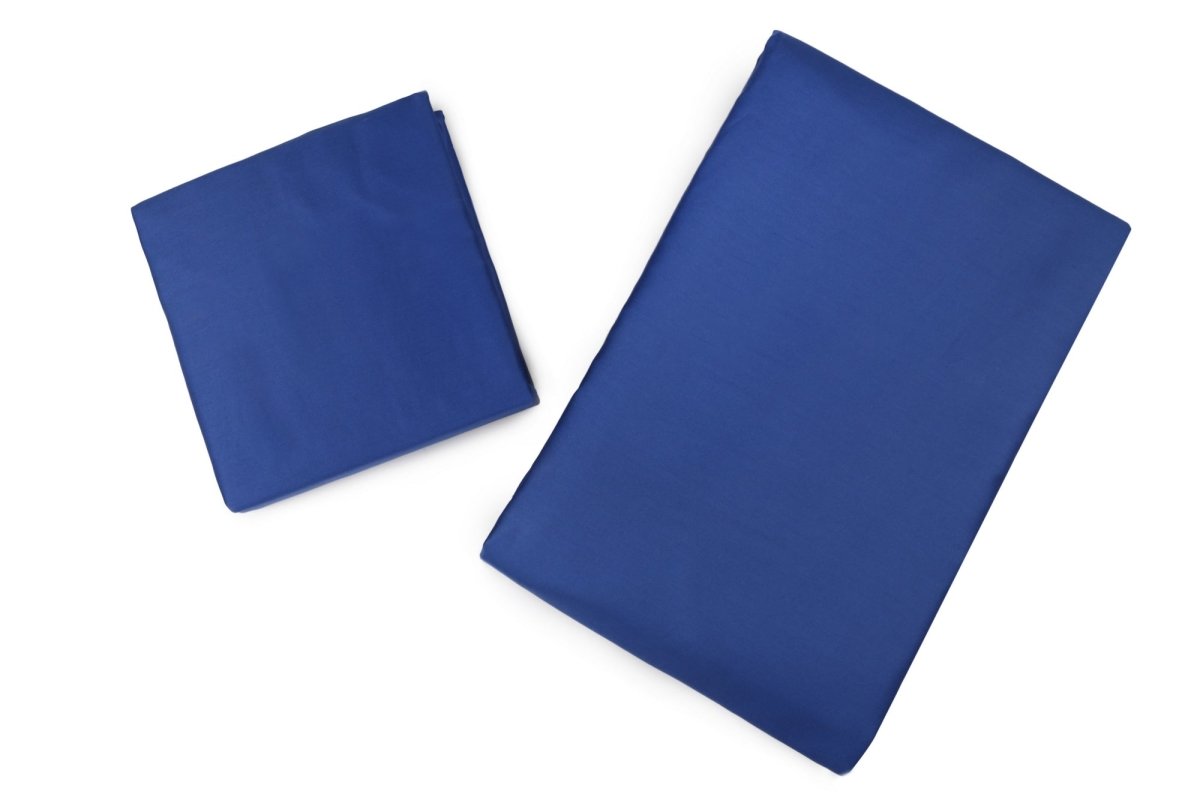 Luxuriöses Premium Satin Bettwäsche Set Dunkelblau – Weich, Glänzend, Erholsamer Schlaf