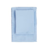 Luxuriöses Hellblau Satin Bettwäsche-Set: Seidig Glatter Schlaf, Atmungsaktiv, Elegantes Design