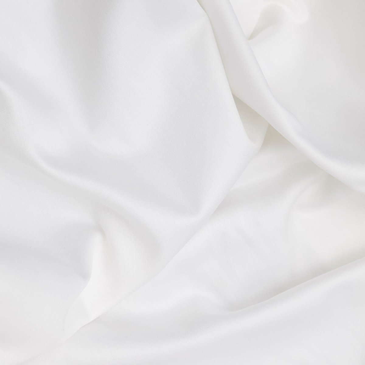 Luxuriöses Premium Satin Baumwoll Bettwäsche Set Weiß für himmlischen Schlaf