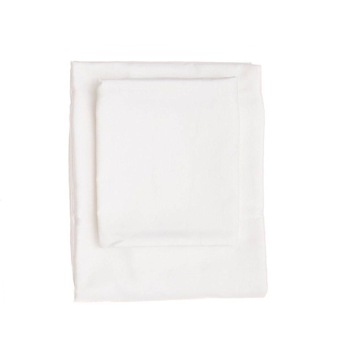 Luxuriöses Premium Satin Bettwäsche Set Weiß aus 100% Baumwolle für höchsten Schlafkomfort