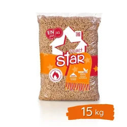 Premium Fichten-Pellets 15kg Sack ENplus A1 – PELLET STAR