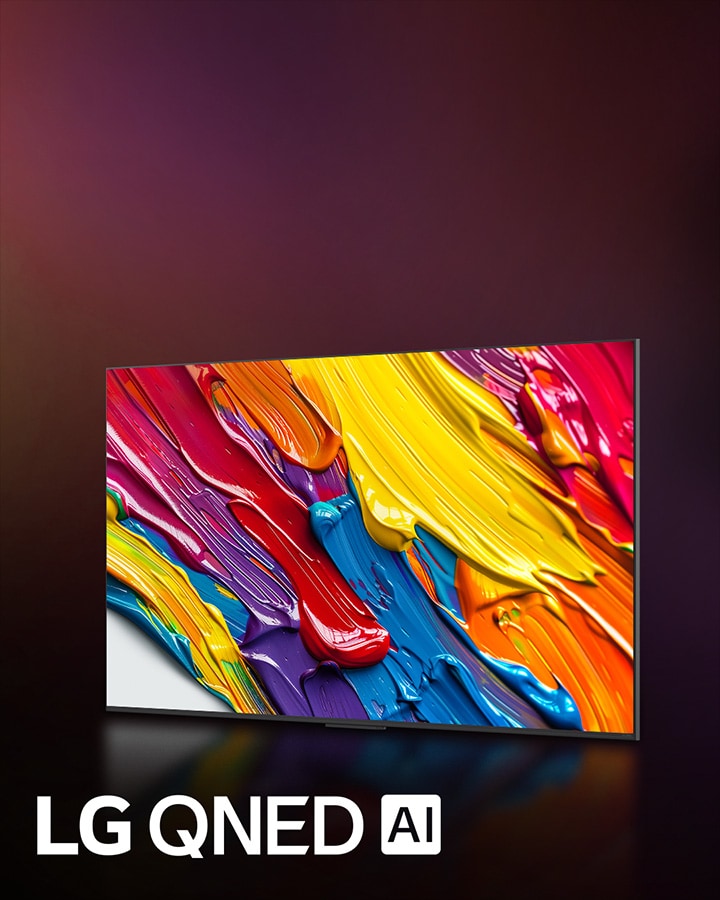 LG 75 Zoll QNED AI 4K Smart TV 75QNED82A6B: Brillante Farben, α7 Gen2 AI-Prozessor, webOS, Großbild
