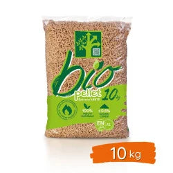 Premium 100% Fichten-Bio-Pellet Granulat A1 – Umweltfreundlicher 10kg Sack