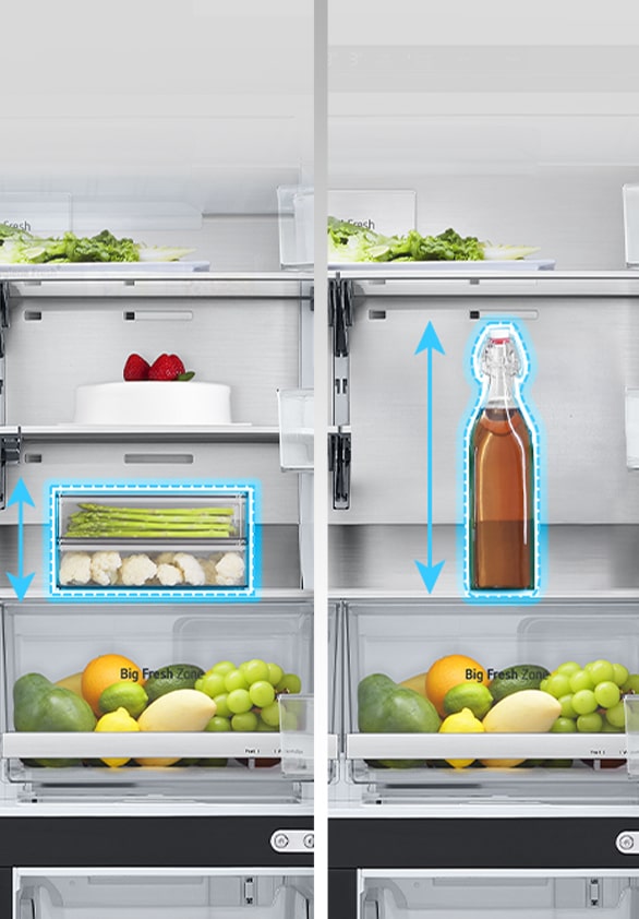 LG GMG960EVEE Multi-Door Kühlschrank: InstaView, Craft Ice, UVnano, ThinQ
