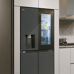 Lade das Bild in den Galerie-Viewer, LG InstaView® Multi-Door Kühlschrank 638L – Craft Ice, UVnano, ThinQ – Matt Schwarz
