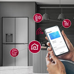 Lade das Bild in den Galerie-Viewer, LG GML960EVBE Multi-Door Kühlschrank mit Eis-, Wasser- &amp; Crushed Ice Spender – 641L, Smart, Effizient
