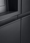 LG Side-by-Side Kühlschrank GSLE91EVAB: InstaView, Craft Ice, 623L, Black Steel