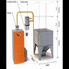 Baliutra ETNA 24 kW kompakte Pelletheizung mit 65 kg Granulatbehälter