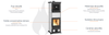 Leistungsstarker Nova Forno Holzofen mit integriertem Backofen 11,8 kW