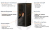 Cristallo Silenzio Up 9,2 kW Ultra‑leiser Pelletheizofen mit Wi‑Fi