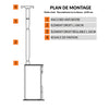 Romana Holzofenpaket mit Ventilator und oberem Abzug, 8 kW Leistungsstark