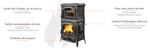 Lade das Bild in den Galerie-Viewer, La Nordica Isotta Forno Evo Holzofen mit Backofen 9,7 kW Hochleistung
