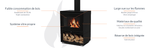 Lade das Bild in den Galerie-Viewer, Holzofen Orta ETNA – 11 kW, hohe Effizienz, modernes Design
