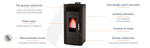 Lade das Bild in den Galerie-Viewer, Baracuda Commo Plus 21kW Pelletheizung Hydro – Schwarz, leise, autark

