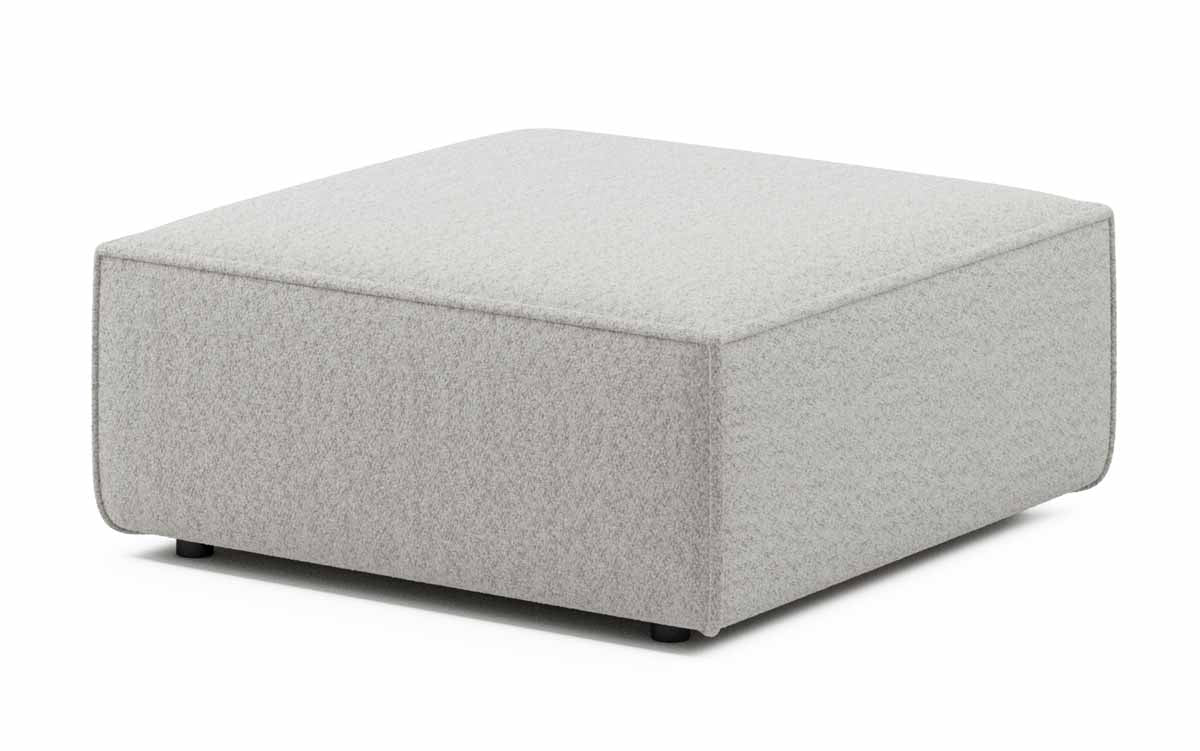 Luxuriöser Runder Yuma Bouclé Hocker 100cm – Vielseitig, Stilvoll & Bequem
