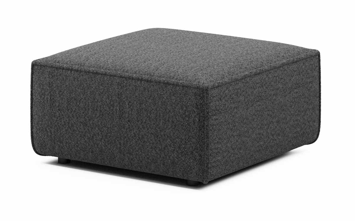 Yuma Bouclé Hocker 80 cm – Moderner, bequemer Polstersitz für stilvolles Wohnen