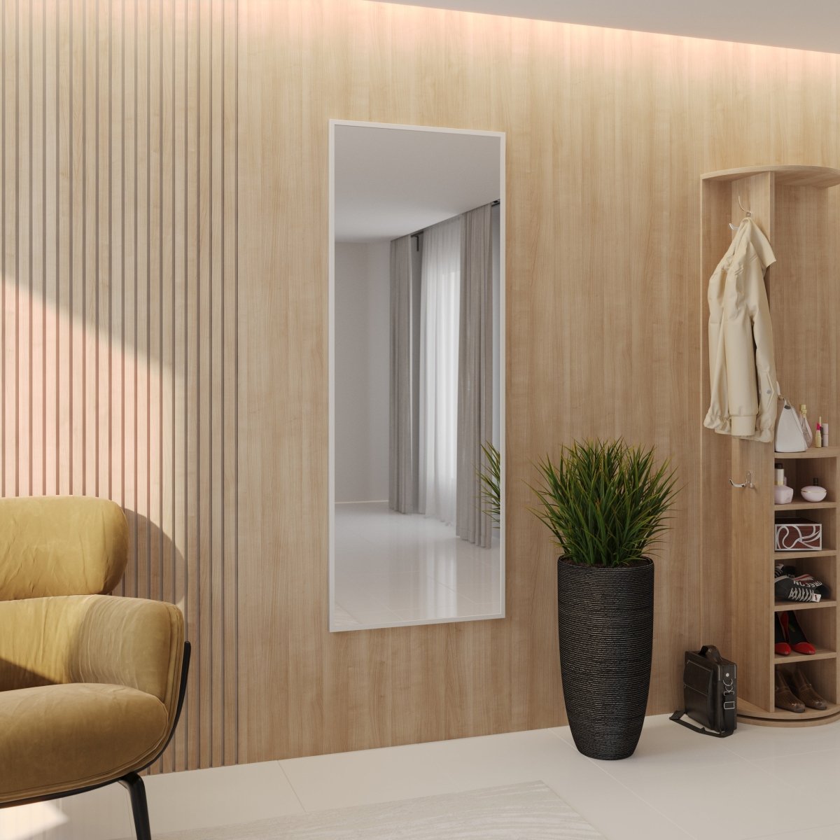 Anubis Wandspiegel: Eleganter, Moderner Design-Spiegel für Luxuriöse Wohnräume