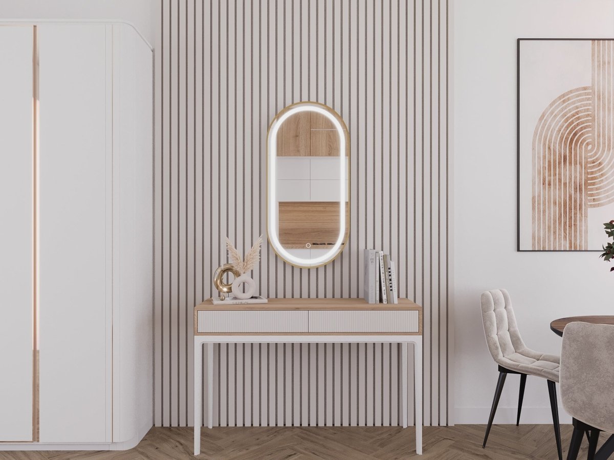 Camilla LED-Spiegel: Eleganter Wandspiegel mit Dimmbarer Beleuchtung für Stilvolles Zuhause