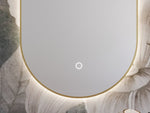 Lade das Bild in den Galerie-Viewer, Eleganter Mina Wandspiegel mit LED-Beleuchtung für stilvolles Ambiente zu Hause
