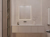Verino LED-Spiegel: Eleganter Wandspiegel mit Integrierter Beleuchtung für Modernes Badezimmer Design