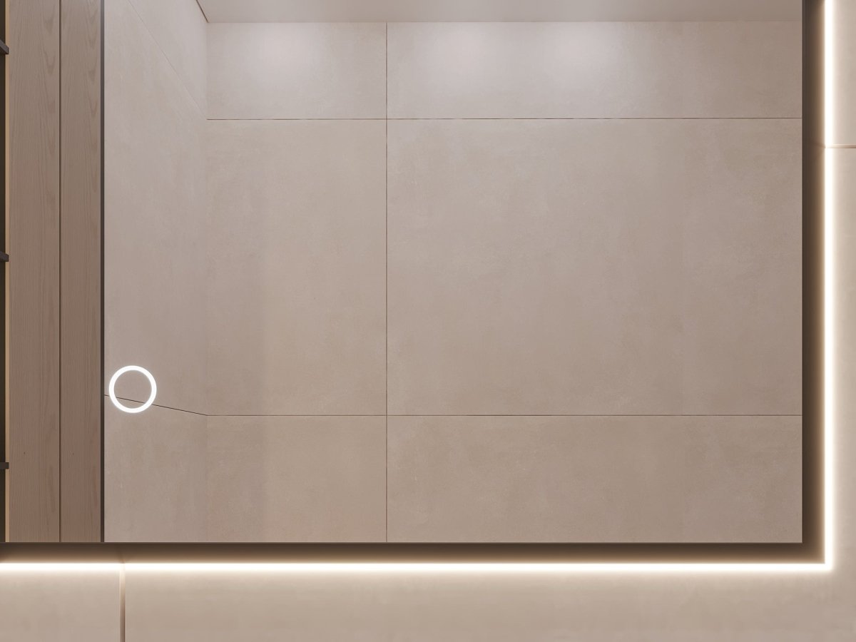 Verino LED-Spiegel: Eleganter Wandspiegel mit Integrierter Beleuchtung für Modernes Badezimmer Design