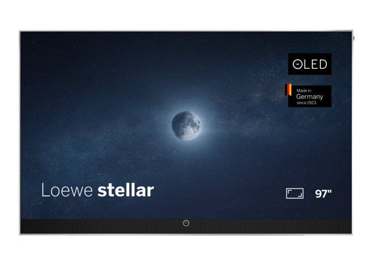 Loewe Stellar 97 Zoll OLED Smart TV: 4K Ultra HD, DR+, Aluminiumdesign